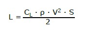 equation to form lift